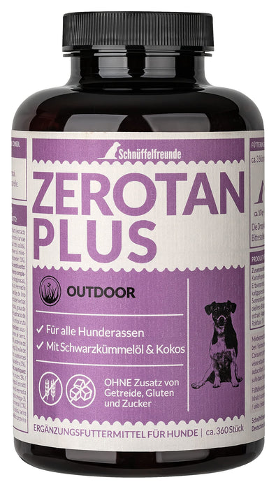 Schnüffelfreunde Zerotan Plus I z olejkiem z czarnuszki i olejem kokosowym - przekąski dla psów (300g)