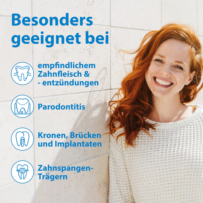 emmi®-dent ultradźwiękowy krem do zębów "Nature" I idealny do wrażliwych zębów i dziąseł, nie zawiera fluorku, mikroplastiku i nanomateriał, wegański i bezglutenowy, 5 x 75 ml