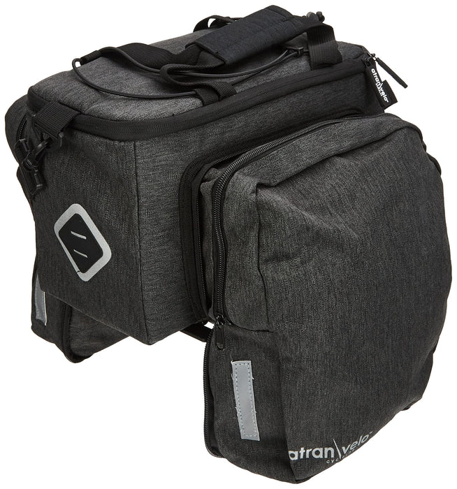 Atranvelo Zap koszyk rowerowy dla dorosłych, Unisex, Szary, 1 rozmiar