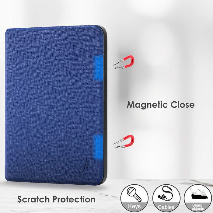 Forefront Cases Etui na Kindle Paperwhite 2021 - lekkie etui na Kindle Paperwhite - królewski błękit - smukłe i lekkie, Smart Auto Sleep-Wake, Kindle Paperwhite 6,8" (11. generacji - 2021) etui, pokrowiec