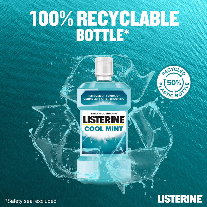 LISTERINE® Mouthwash/płyn do ust Cool Mint 250 ml/antybakteryjny/płyn do płukania ust