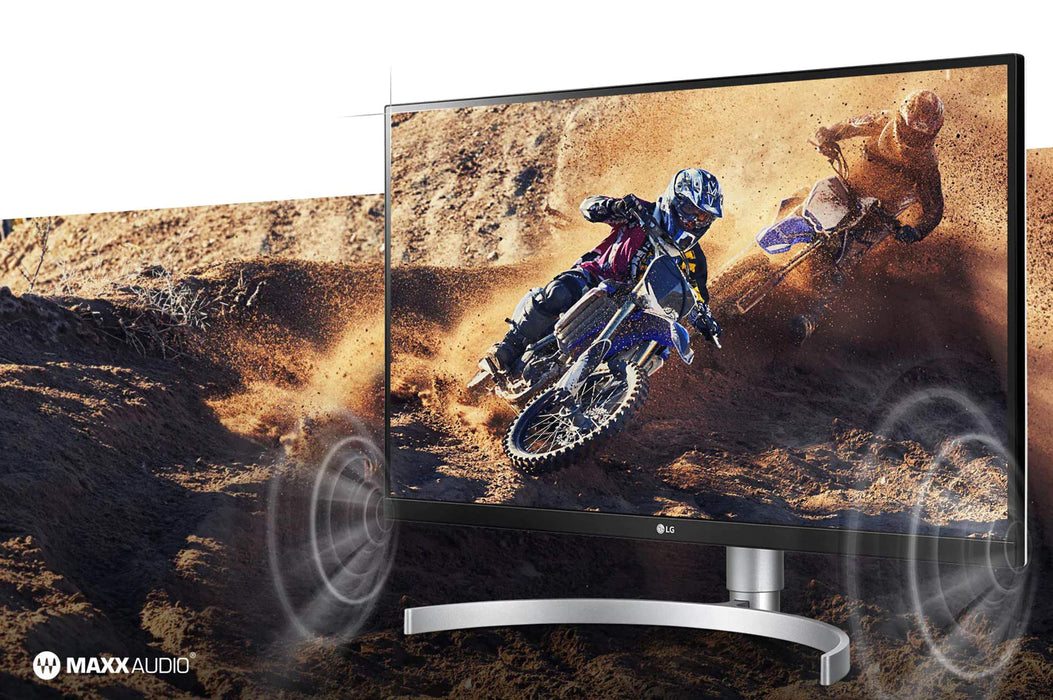 LG 27UN83A Monitor UHD 4K IPS o przekątnej 68,58 cm (27”) 2020 biały