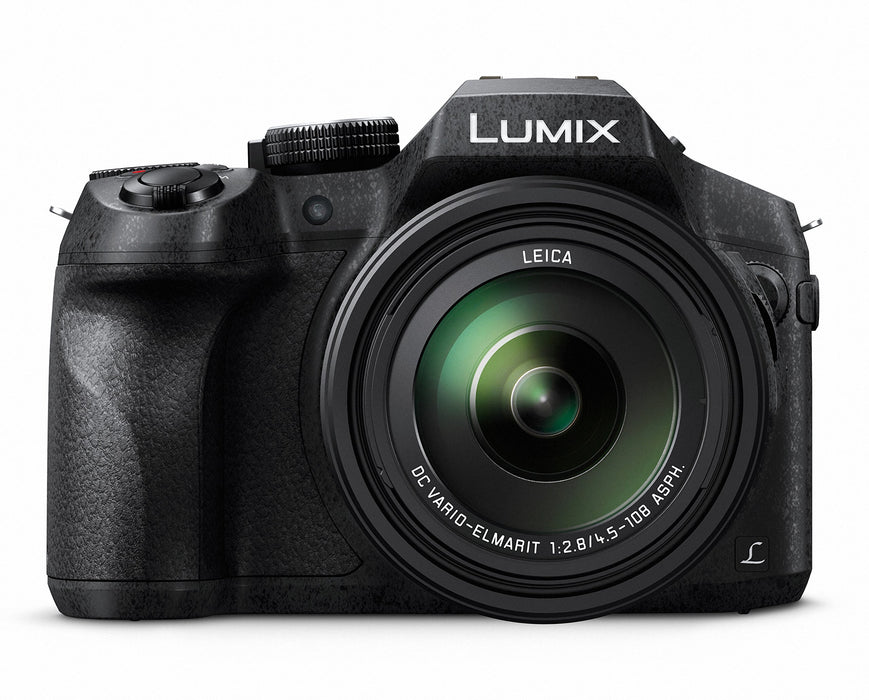 Panasonic Lumix DMC-FZ300EGK Premium Aparat Mostkowy Cyfrowy, 12 Mp, 24 x Zoom Optyczny, Obiektyw Leica Dc, Szerokokątny Obiektyw 4 K, Ochrona Przed Kurzem i Rozbryzgami, Czarny