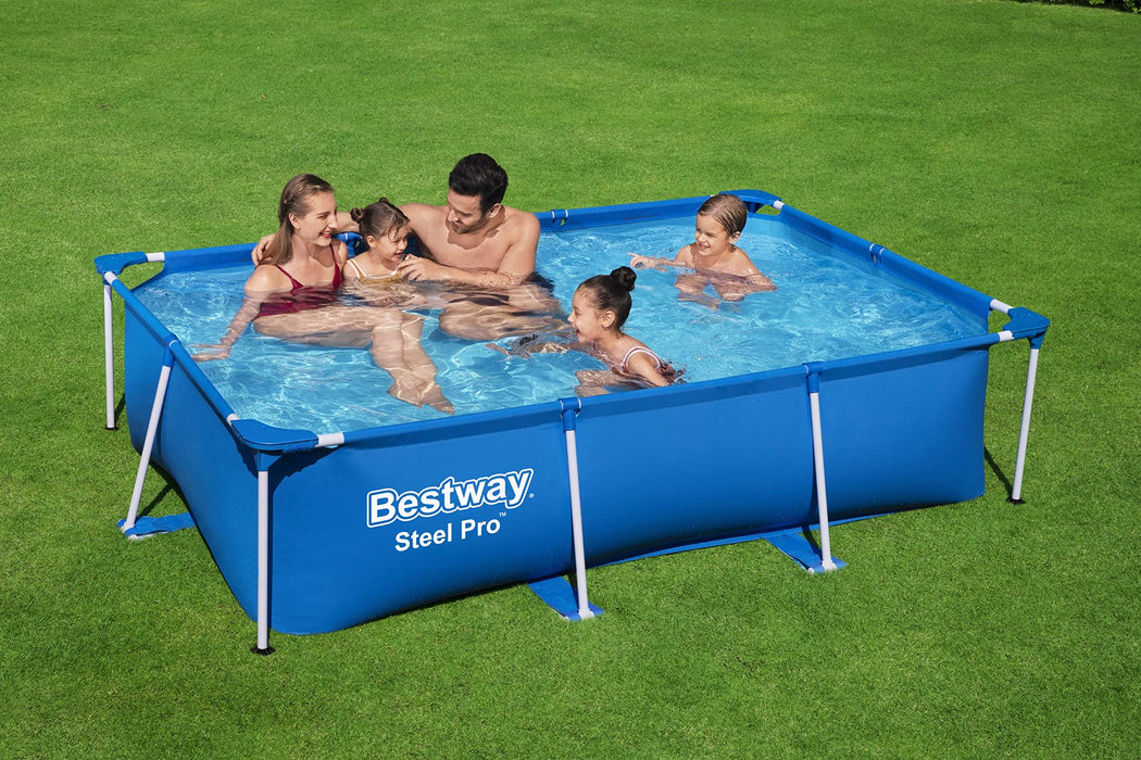 Bestway ProPool Basen Stelażowy, Niebieski, 259 x 170 x 61 cm